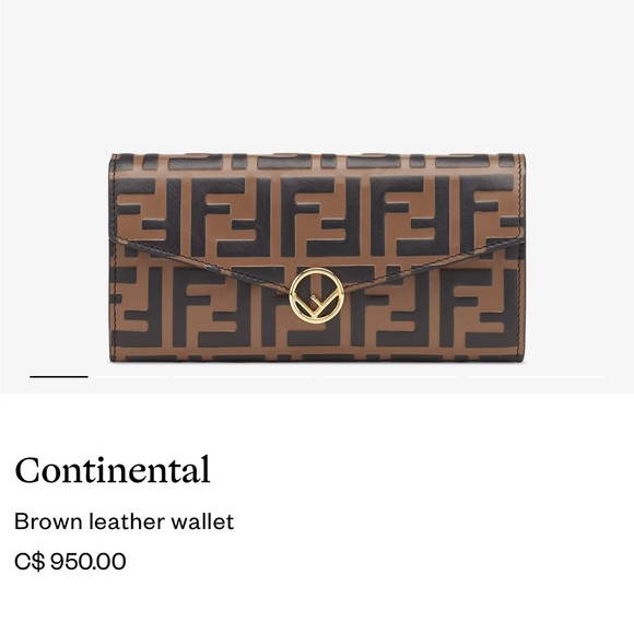 Authentic Fendi Continental wallet - Picture 8 of 11